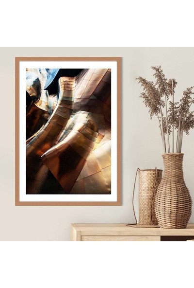 Bronz Renk Yapı 1 Çerçeve ve Poster -  M1040