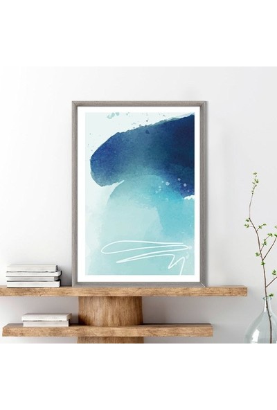 Mavi Tonlar 1 Çerçeve ve Poster - SO1119