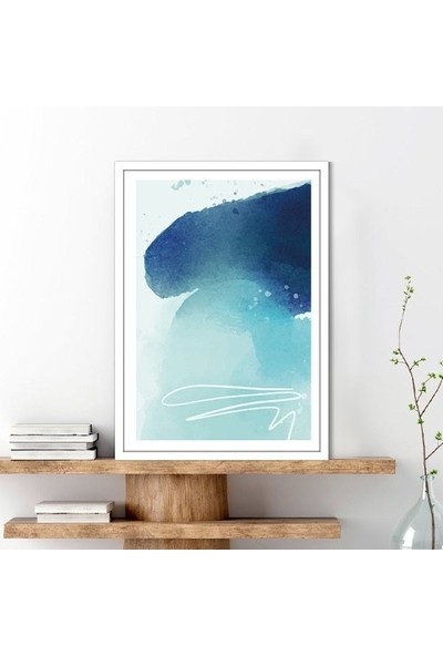 Mavi Tonlar 1 Çerçeve ve Poster - SO1119