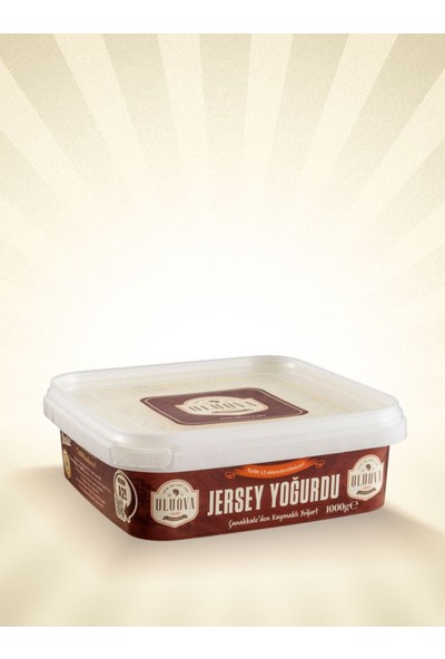 Uluova Kaymaklı Jersey Yoğurdu (1 kg)X12 Paket