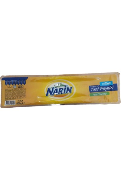 Gölcük Narin Dilimli Tost Peyniri (1 Kg) X8 Paket