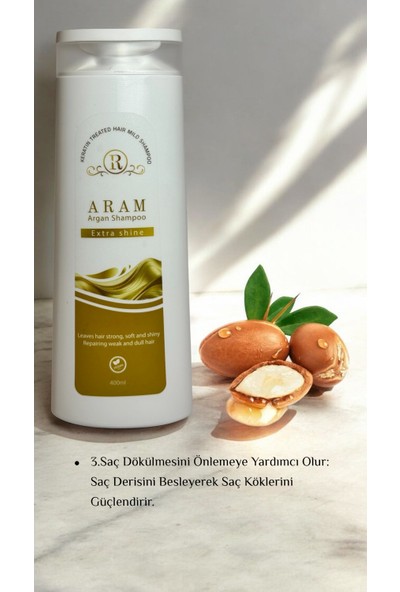 Aram Group Argan Yağlı Şampuan 400 ml