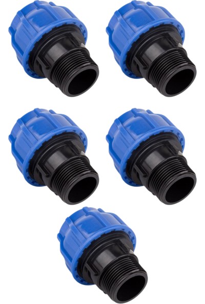 Arangül Kaplin Boru Bağlantı Erkek Adaptör 32X1" - 5 Adet