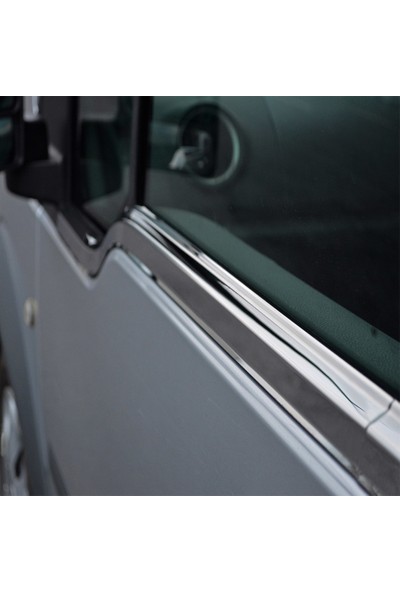 Ford Connect Panel Van Krom Cam Çıtası (Paslanmaz Çelik) - 2002-2014 Modeller (2 Parça)
