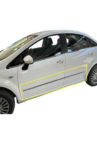 Fiat Linea Sd Krom Yan Kapı Çıtası (Paslanmaz Çelik) - 2012-2017 Modeller (4 Parça)