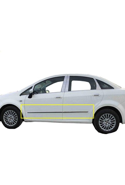 Fiat Linea Sd Krom Yan Kapı Çıtası (Paslanmaz Çelik) - 2012-2017 Modeller (4 Parça)