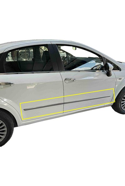 Fiat Linea Sd Krom Yan Kapı Çıtası (Paslanmaz Çelik) - 2012-2017 Modeller (4 Parça)