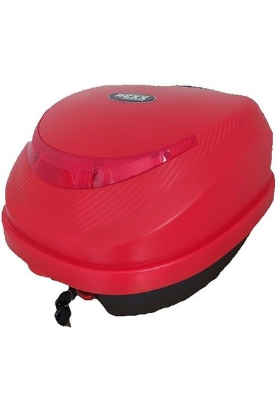 Aras Moto Rexx Motosiklet Arka Çanta 32LT Kırmızı Topcase Arasmoto