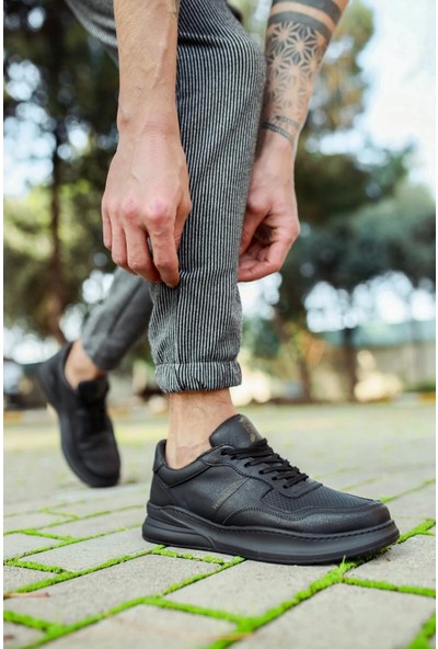 Knack Günlük Ayakkabı 707 Siyah (Siyah Taban)