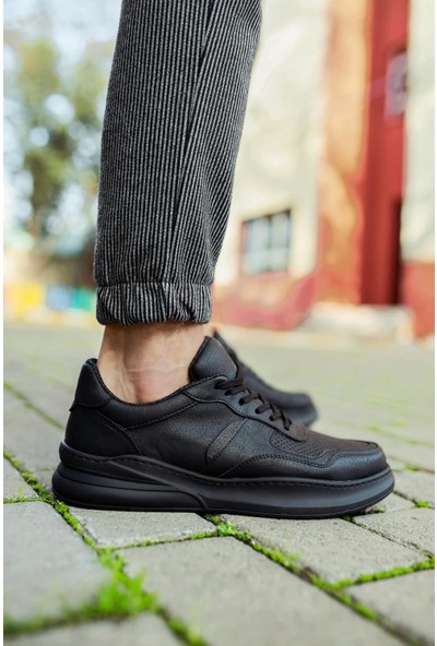 Knack Günlük Ayakkabı 707 Siyah (Siyah Taban)