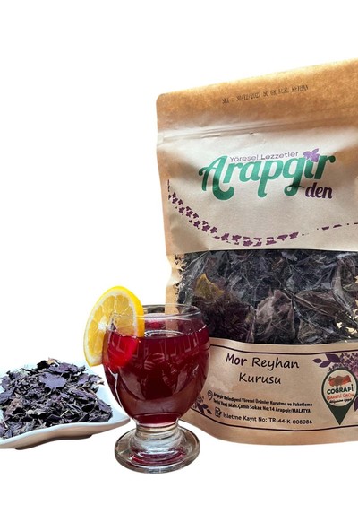 Arapgir Mor Reyhanı Demleme Mor Reyhan Kurusu 50 gr (Kraft)