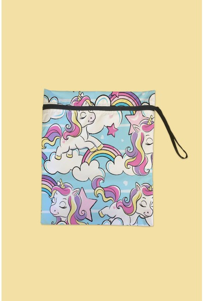 Arancione Co. Arancione Co Rainbow Su Geçirmez Islak Mayo Çantası, Torbası 35X40 cm