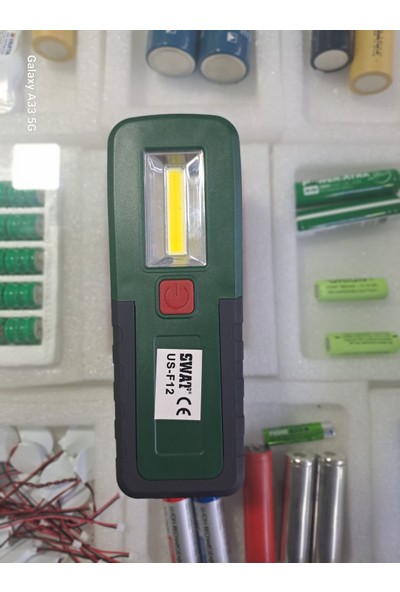 Aral Teknoloji Ed Çalışma Işığı El Feneri Kamp Lambası LED Cob Muayene Işığı USB Araba Tamir Atölyesi Için Tutucu ile Şarj Edilebilir Kamp