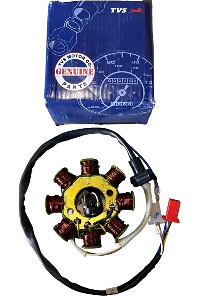 Tvs Apache 150-180-200 Sargı Statör ,rtr Apachi 8 Li Orjinal Alternatör Arasmoto