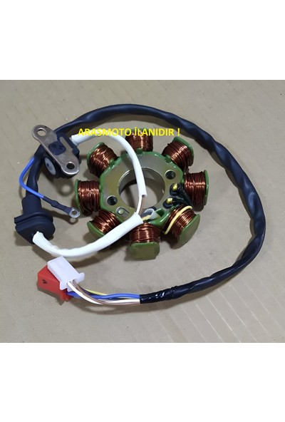 Tvs Apache 150-180-200 Sargı Statör ,rtr Apachi 8 Li Orjinal Alternatör Arasmoto