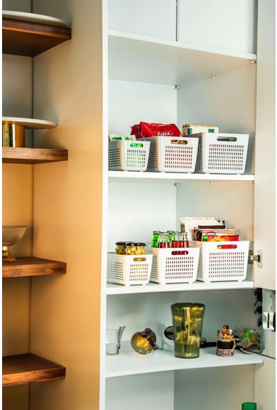 Arar Home Gri 3'lü 9 Litre Dolap Içi Organizer Düzenleyici