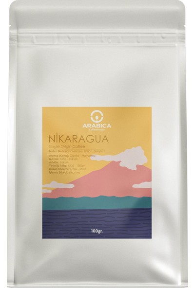 Arabica Coffee House Nikaragua 100 gr