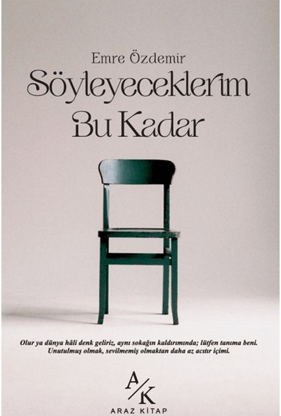 Söyleyeceklerim Bu Kadar