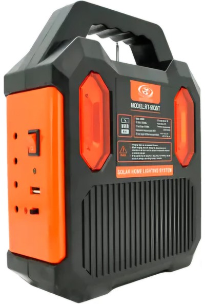 3 Ampullü Bt Radyolu Güneş Enerjili Ev Bahçe Kamp Aydınlatması