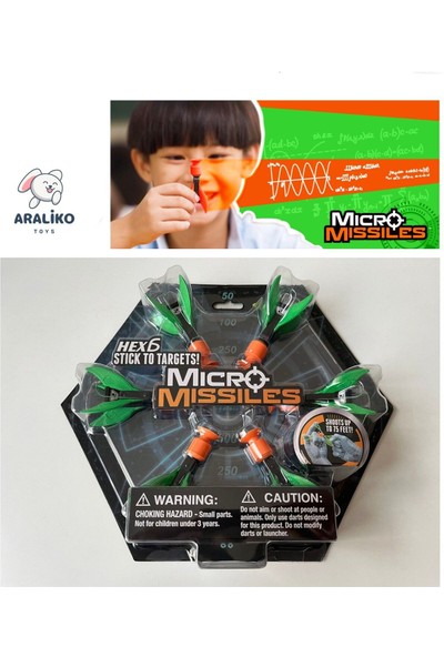 Elite Micro Missiles Hex6 Set /yeni Nesil Parmak Sapanı 1 Adet