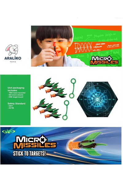 Elite Micro Missiles Hex6 Set /yeni Nesil Parmak Sapanı 1 Adet