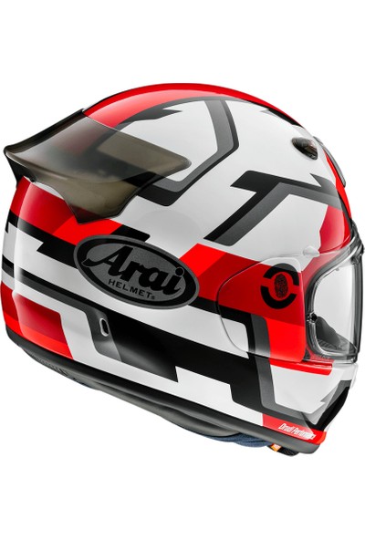 Arai Quantic Face Red Kapalı Kask