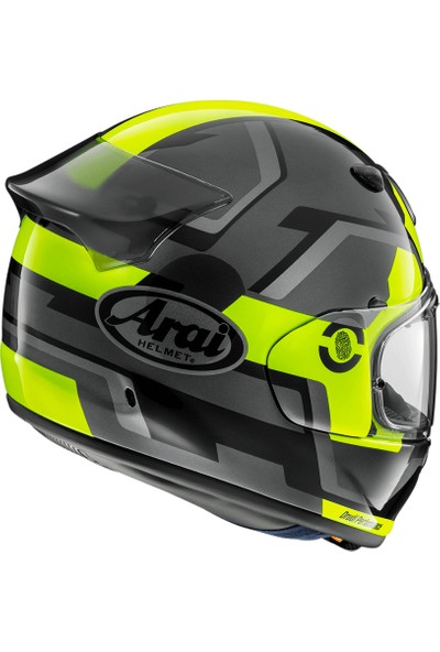 Arai Quantic Face Fluor Yellow Kapalı Kask