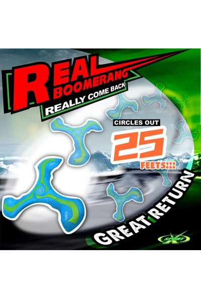 Araliko Real Bumerang Mavi