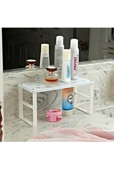 Küçük Tezgah Üstü ,lavabo Üstü Raf ,dolap Içi Düzenleyici Raf, Bardak Rafı, Düzenleme Rafı Org-02