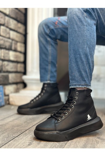 BA0155 Bağcıklı Erkek Yüksek Taban Haki Spor Bot