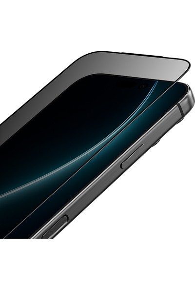 Arazon Iphone 17 Uyumlu Ultımate Privacy (Hayalet) 3D Protector Glass 9h Ekran Koruyucu Cam