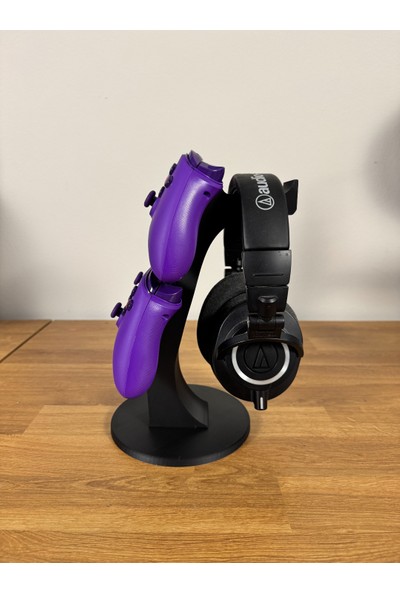 3'ü 1 Arada Xbox Kontrolcü ve Kulaklık Standı - Çift Gamepad Tutucu (Series X|s & One Uyumlu)