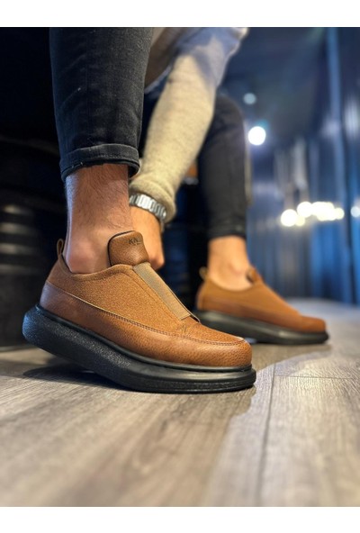 Knack Sneakers Ayakkabı 911 Taba (Siyah Taban)