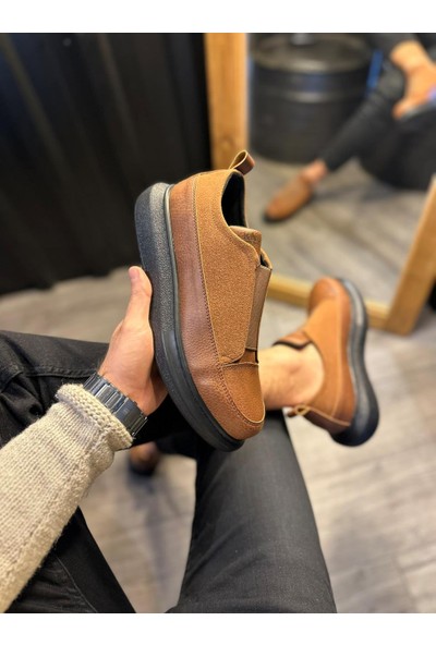 Knack Sneakers Ayakkabı 911 Taba (Siyah Taban)