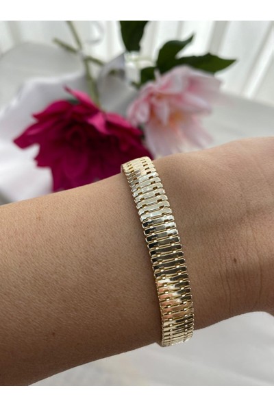 Arasera Çelik Altın Renk Bileklik