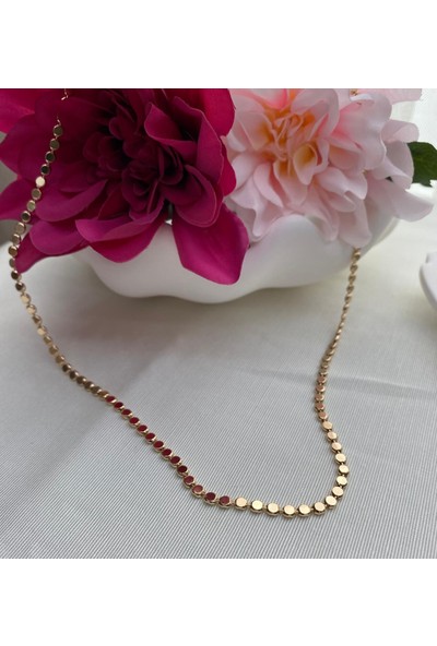 Arasera Çelik Gold Renk Kolye