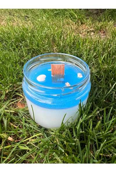 ARALMİNİ Terapi ve Çakra Mum Okyanus Deniz Temalı ve Rituel Mum Kokulu Mum