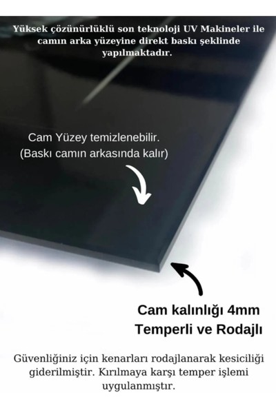 AR AJANS KANVAS TABLO Gold Tüy Siyah Zeminde Işıltısı Dekoratif Cam Tablo