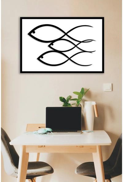 AR AJANS KANVAS TABLO Balık Sanatı Dekorartif Mdf Tablo