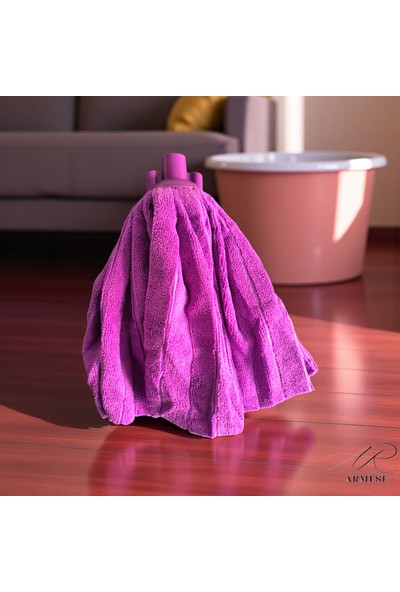Ar Armese 1 Adet Premium Havlu Yedek Mop %100 Mikrofiber Mop Bez Yenilenen ve Güçlü Başlık Ithal Kumaş