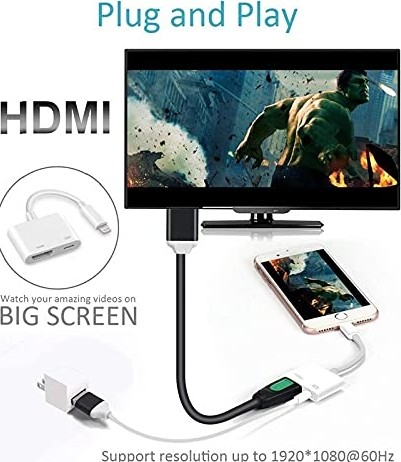 Die Grup Daytona L8-Hl Apple iPhone iPad Lightning To 4K 1080P Hd HDMI Lightning Pd Çevirici Hub Adaptör görsel 4