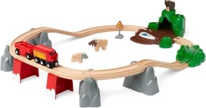 Die Grup World 33988 Iskandinav Ormanı Hayvanları Seti - Ahşap Tren Aksesuarları - 3 Yıldan Itibaren Tavsiye Edilir görsel 3