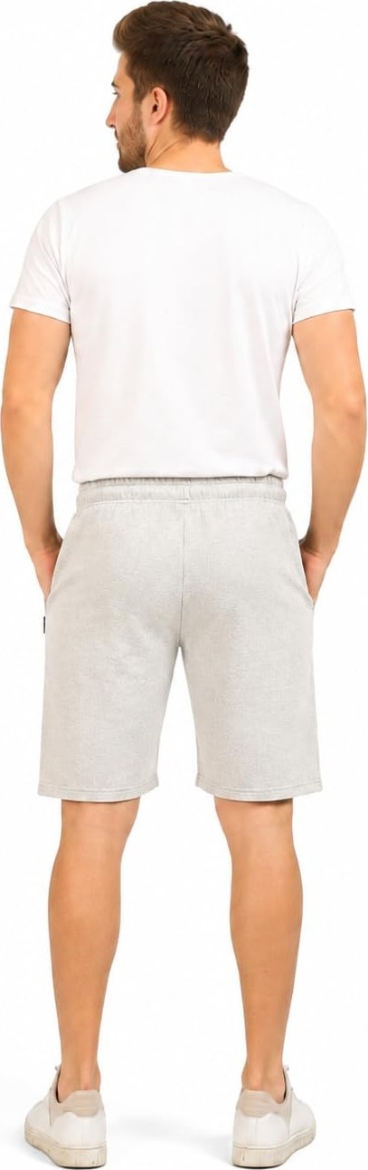 Esranın Dünyası Comeor Spor Pantolonu, Erkek, Kısa, Şort, Kısa Jogging Pantolonu, Koşu Şortu, Koşu Şortu, Erkek, Yazlık, Pamuk, Antrenman Pantolonu, Bermuda Şort, Fitness Pantolonu, Tenis Pantolonu, Gri, 5xl görsel 5