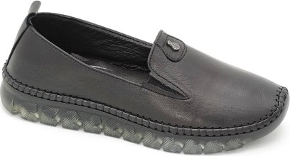 Trendyshose 9059 Doğal Deri Anatomic Rahat Yumusak Taban Kadın Ayakkabı görsel 4