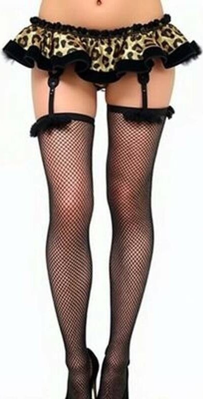 Up Secrets Kadın Leopar Desenli Jartier Eteği - 7240-5910 görsel 2