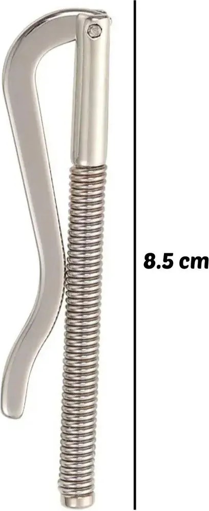 Airyfoot Metal Para Tokası Kadın Cüzdan Içi Para Klipsi Nikel Renk Yaylı 7.5 cm görsel 3