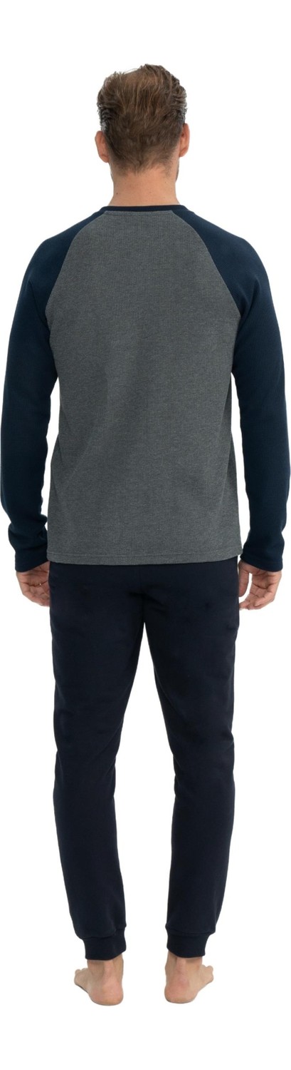 U.s. Polo Assn. Erkek Uzun Kollu Patlı Iki Iplik Eşofman Pijama Takımı S25838 görsel 3