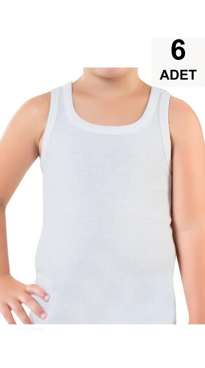 Tutku Beyaz Erkek Atlet %100 Pamuklu 3 Lü Paket Hafif Tasarım Yaka Tipi Dokuma görsel 4