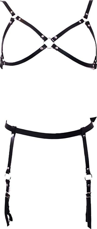 Aesco Deri Jartiyer Takım Harness - BRF228