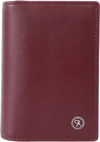 Reg Design Bordo Hakiki Deri Kapaklı Kartlık/portföy görsel 2